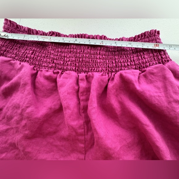 Boden Linen Pull On Shorts Size 8 - Picture 5 of 8